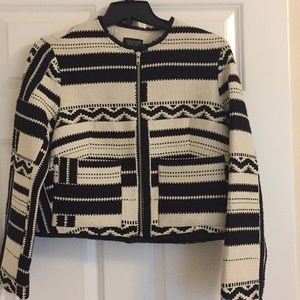 Size 6/UK 10 Topshop woven blazer